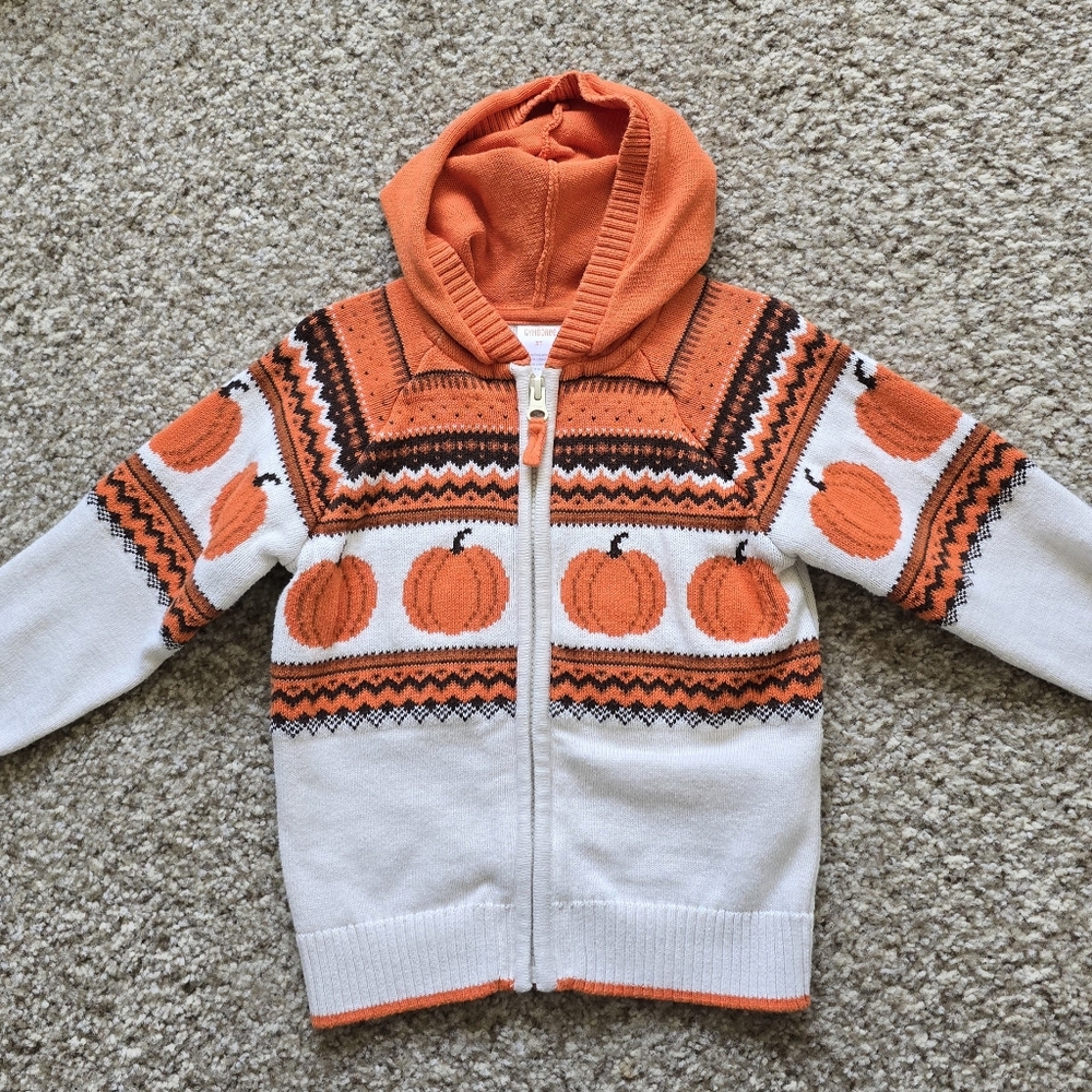 3T Gymboree Pumpkin Sweater